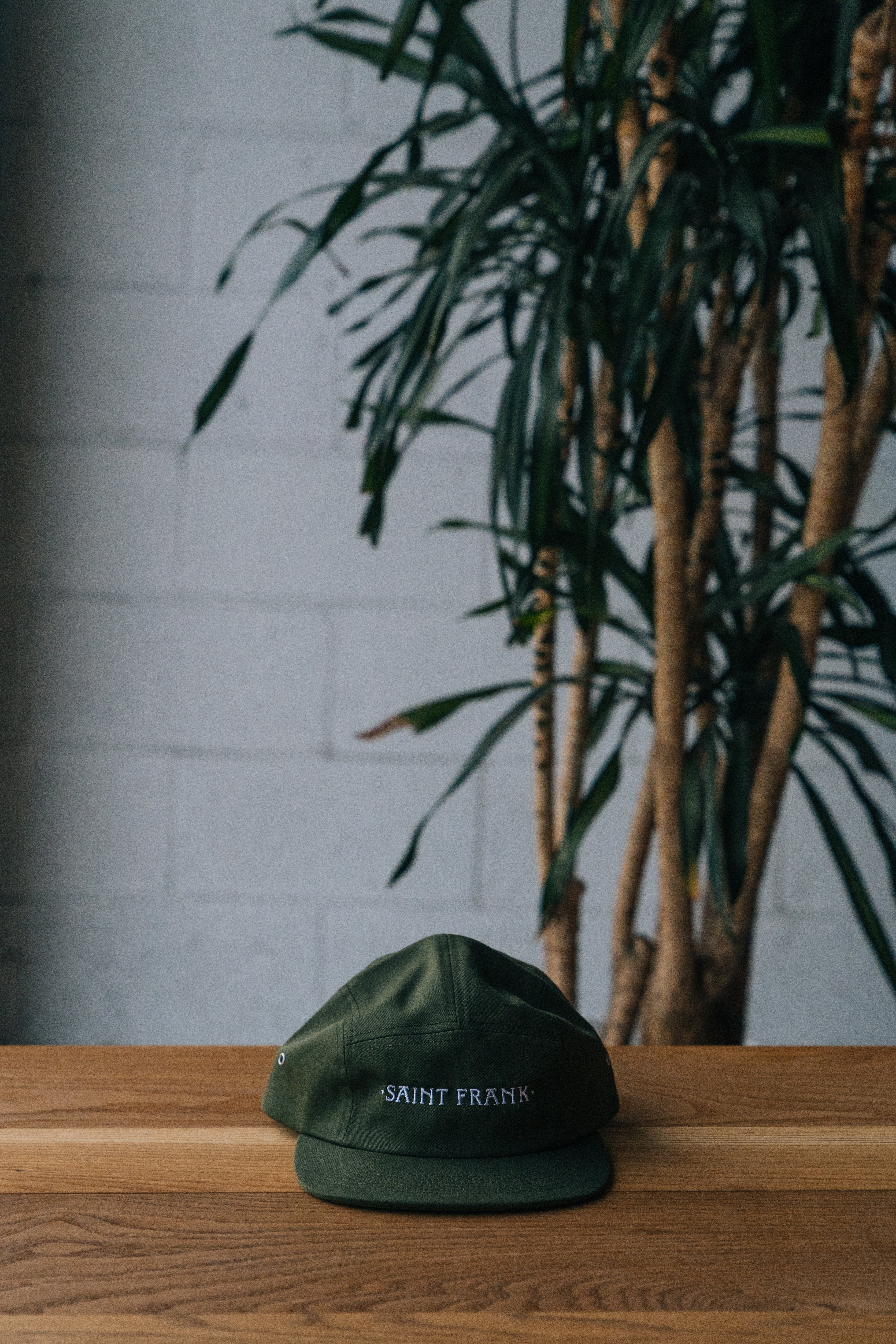 Saint Frank Logo Green Five Panel Hat